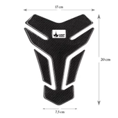 Grippatch Aprilla, KTM, Kawasaki, Suzuki ile Uyumlu Universal 6D Karbon Tank Pad GC01 - 2