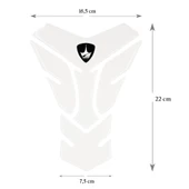 Grippatch Ducati, Mv Agusta ile Uyumlu Universal Şeffaf Tank Pad GT06 - 2