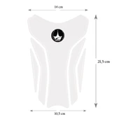 Grippatch Yamaha, BMW, Honda ile Uyumlu Universal Şeffaf Tank Pad GT07 - 2