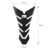 Grippatch Aprilla, KTM, Kawasaki, Suzuki ile Uyumlu Universal 6D Karbon Tank Pad GC05 thumbnail 2