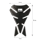 Grippatch Aprilla, KTM, Kawasaki, Suzuki ile Uyumlu Universal 6D Karbon Tank Pad GC04 - 2