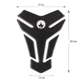Grippatch Yamaha, BMW, Honda ile Uyumlu Universal 6D Karbon Tank Pad GC01 - 1
