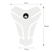 Grippatch Yamaha, BMW, Honda ile Uyumlu Universal Şeffaf Tank Pad GT01 - 2