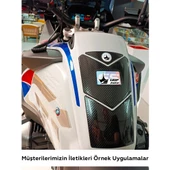Grippatch Yamaha, BMW, Honda ile Uyumlu Universal Şeffaf Tank Pad GT08 thumbnail 12