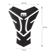 Grippatch Aprilla, KTM, Kawasaki, Suzuki ile Uyumlu Universal 6D Karbon Tank Pad GC06 - 2