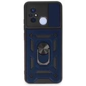 Smody Xiaomi Redmi 12C İle Uyumlu Kılıf Kamera Korumalı Sürgülü Yüzüklü Standlı Tank - 2