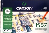 Canson 1557 Eskiz Spiralli Çizim Defteri 35x50 cm 180 gr 15 Sayfa - 1