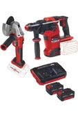 Einhell Herocco 36/28 Kırıcı Delici Axxio 18/115 Q Avuç Taşlama 2x4.0ah Twincharger Kömürsüz Set - 1