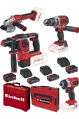 Einhell Tp-cd 18/60 Li-i Bl Matkap Te-cı Bl Herocco 18 Axxio 18/115 Q Taşlama 2x4.0+2x2.5 Akülü Set - 1