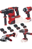 Einhell Te-cı 18 Bl Vidalama Tp-cd 18/60 Li-i Bl Herocco 36/28 Axxio 125 Mm 4x4.0ah Kömürsüz Set - 1