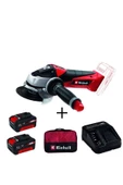 Einhell Te-ag 18/115 Li Akülü Avuç Taşlama + 2x4 Ah Starterkit + Bez Çanta - 1