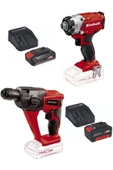Einhell Te-cı 18/1 Li Akülü Darbeli Vidalama Te-hd 18 Li Vidalama Delme 2.5ah-4.0ah Darbeli Set - 1
