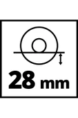 Einhell Axxıo 18/115 Q Akülü Avuç Taşlama + 2x4ah Starterkit + Bez Çanta - 4