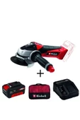 Einhell Te-ag 18/115 Li Akülü Avuç Taşlama + 4 Ah Starterkit + Bez Çanta - 1