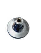 PORSELEN DÜĞME KULP METAL KROM ÇİÇEKLİ  / 5 ADET - 5