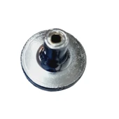 PORSELEN DÜĞME KULP METAL KROM ÇİÇEKLİ  / 5 ADET - 2
