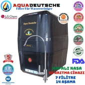AQUA DEUTSCHE SİYAH 12 LİTRE 7 FİLTRE 14 AŞAMA SU ARITMA CİHAZI thumbnail 1