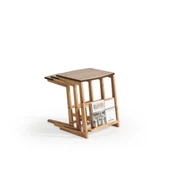 Manila Üçlü Zigon Sehpa | Ceviz | Kayın Sehpa thumbnail 6