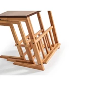 Manila Üçlü Zigon Sehpa | Ceviz | Kayın Sehpa thumbnail 5