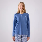 Arnetta AR3069X Kadın Büyük Kışlık Beden Pijama Takımı - 2