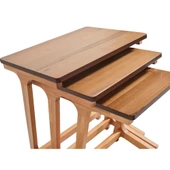 Firm Üçlü Zigon Sehpa | Ceviz | Kayın Sehpa thumbnail 4