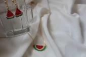 El Yapımı Miyuki Karpuz Takı Set - 3