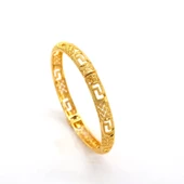 Çelik Kelepçe Altın Kaplama Kadın Hint Model BLZ-609 - 1