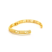 Çelik Kelepçe Altın Kaplama Kadın Hint Model BLZ-609 - 2