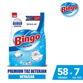 Bingo Premium Toz Çamaşır Deterjanı 7 Kg Beyaz - 1