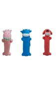 Sesli 3'Lü Latex Köpek Oyuncağı 17 Cm Seti - 1