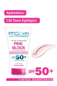 Procsin Pink Block Aydınlatıcı ve Ton Eşitleyici Güneş Kremi SPF50+ 50 ML - 6