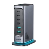 Joyroom JR-TCM02 65W 6 İn 1 Masa Üstü Şarj Adaptörü Ve Standı - 1