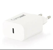 USB-C Şarj Aleti iPhone & iPad & Android Uyumlu Type-C Hızlı Şarj Cihazı Beyaz - 1