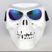 Tex 710 Jet Maske Bisiklet Motosiklet Kayak Çok Amaçlı Mavi Cam Aynalı Gözlük Maske - 2