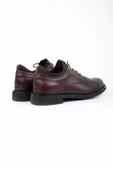 Koyu Kahverengi %100 Deri Analin Bağcıklı Classic Ayakkabı 1033245163 thumbnail 4