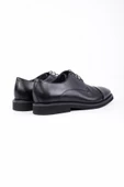Siyah %100 Deri Açma Bağcıklı Classic Ayakkabı 1033245164 thumbnail 4