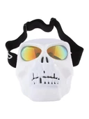 Tex 710 Jet Maske Bisiklet Motosiklet Kayak Çok Amaçlı Sarı Cam Aynalı Gözlük - 1