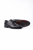 Siyah %100 Deri Analin Bağcıksız-Tokasız Classic Ayakkabı 1033245168_001 - 3