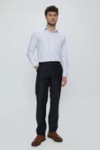 Lacivert Esnek Yandan Cepli Comfort Fit Classic Pantolon 1003245005 - 2