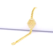 Çelik Bileklik Altın kaplama Kadın Figaro Taşlı Model BLK-1058 thumbnail 1