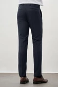 Koyu Lacivert Esnek Yandan Cepli Slim Fit Classic Pantolon 1003245209 thumbnail 4