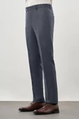 Lacivert Düz Gabardin Esnek Yan Cep Slim Fit Classic Pantolon 1003245209_204 - 3