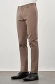 Haki Pamuklu Yandan Cepli Casual Slim Fit Chino Pantolon 1003245168 thumbnail 3