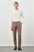 Haki Pamuklu Yandan Cepli Casual Slim Fit Chino Pantolon 1003245168 thumbnail 2