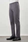 Füme Pamuklu Yandan Cepli Casual Slim Fit Chino Pantolon 1003245168 thumbnail 3