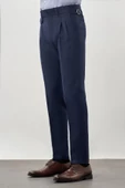 Koyu Lacivert Yandan Cepli Classic Slim Fit Modelli Pantolon Pantolon 1003245173 thumbnail 3