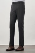 Koyu Antrasit Esnek Yandan Cepli Comfort Fit Classic Pantolon 1003245207 thumbnail 1