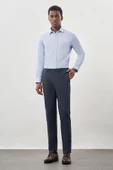 Lacivert Düz Gabardin Esnek Yan Cep Slim Fit Classic Pantolon 1003245209_202 thumbnail 2
