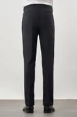 Koyu Lacivert Esnek Yandan Cepli Comfort Fit Classic Pantolon 1003245207 thumbnail 4