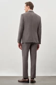 Koyu Vizon Mono Yaka 6 Drop Comfort Fit Classic Takım Elbise 1001245162 - 5